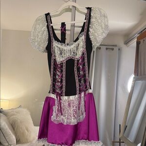 Women's German Beer Maid Wench Oktoberfest Gretchen Beer Girl Halloween Costume